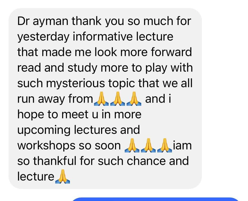 Student Feedback Screenshot